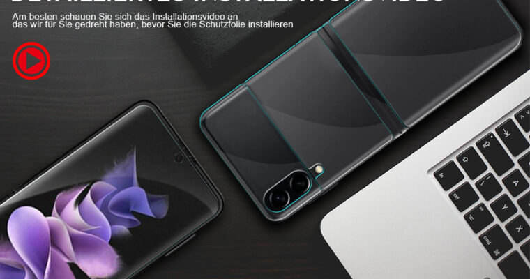 Los mejores protectores de pantalla para el Samsung Galaxy Z Flip 3 en 2023.