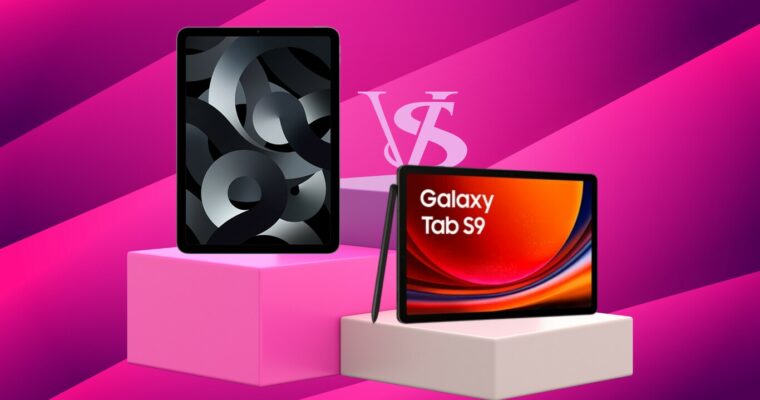 Samsung Galaxy Tab S9 vs. Apple iPad Air: ¿Cuál es la mejor tablet convencional?
