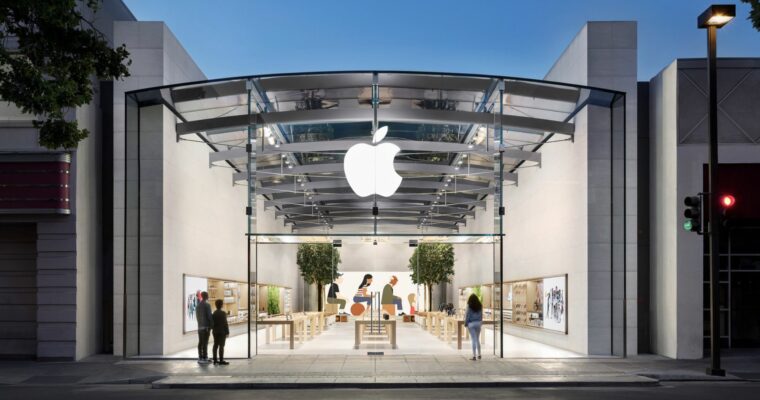 Los empleados de Apple Retail recibirán aumentos salariales más pequeños de aproximadamente el 4% en 2023.