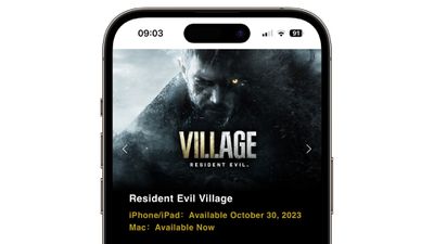 Parafrasea y traduce esto al castellano: Resident Evil Village for iPhone 15 Pro and iPad Launches October 30