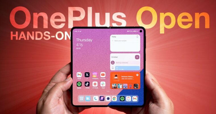 Probando en primera persona el teléfono inteligente plegable «OnePlus Open» de $1,700.