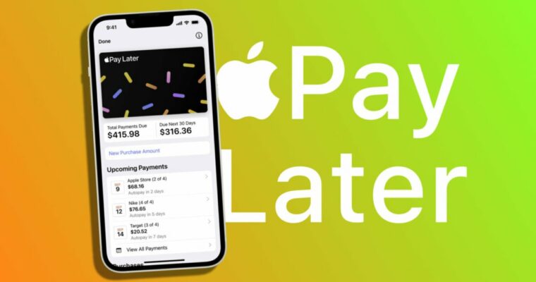 Apple Pay Later ahora permite a todos los usuarios de iPhone dividir sus pagos.