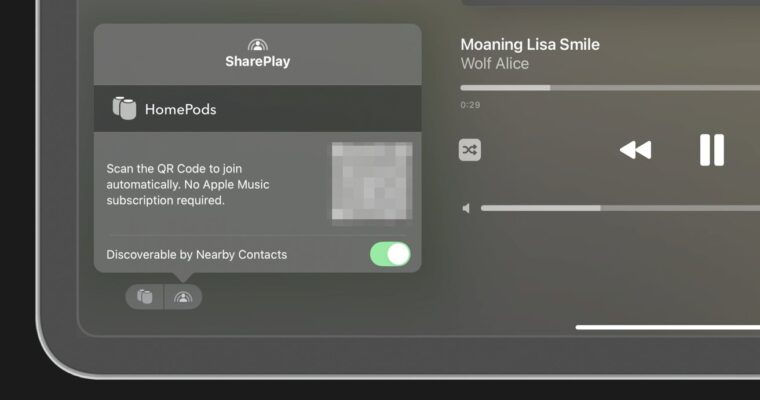 SharePlay en Apple Music se vuelve más compartible en iPadOS 18