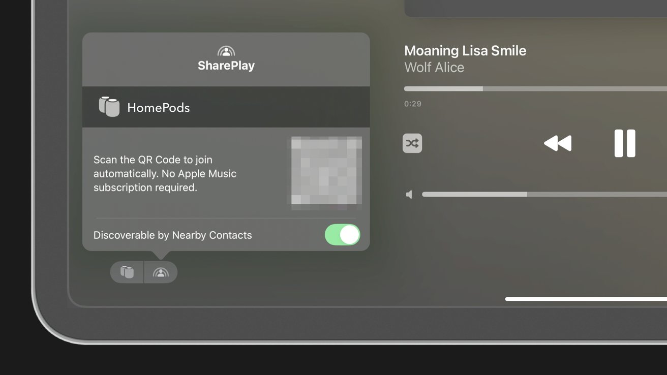 SharePlay en Apple Music se vuelve más compartible en iPadOS 18