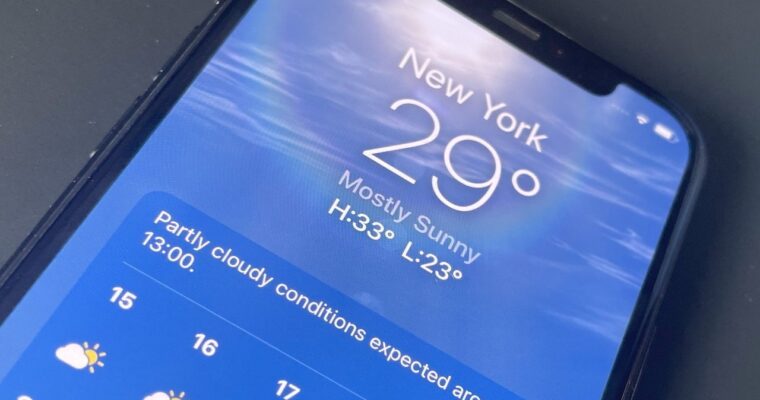 Apple Weather brevemente predice erróneamente olas de calor – Título SEO: «Apple Weather: predicciones equivocadas de olas de calor»