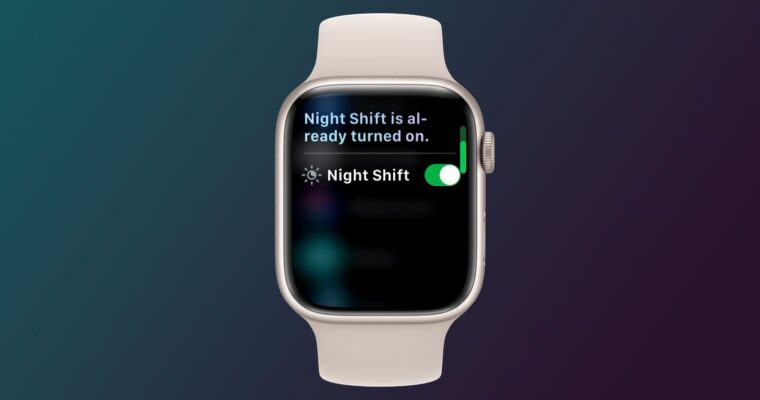 Título SEO: Cómo activar el modo noche en el Apple Watch con Siri
Título traducido: PSA: Siri puede activar el modo noche en el Apple Watch