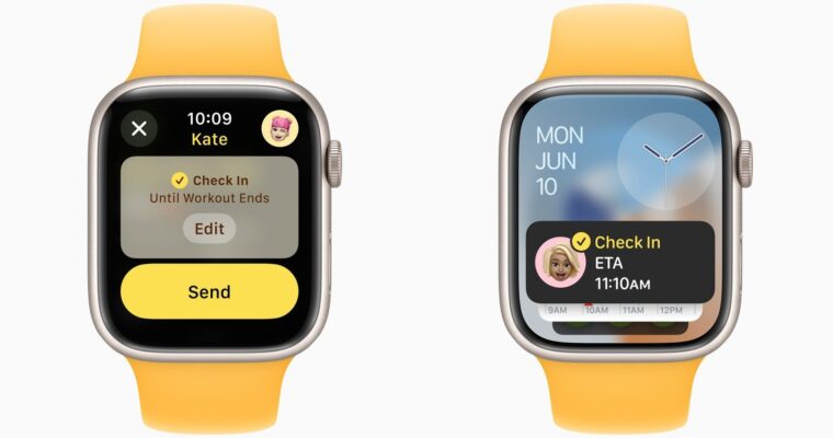 watchOS 11 incorpora la función ‘Check In’ que permite registrar entrenamientos al aire libre