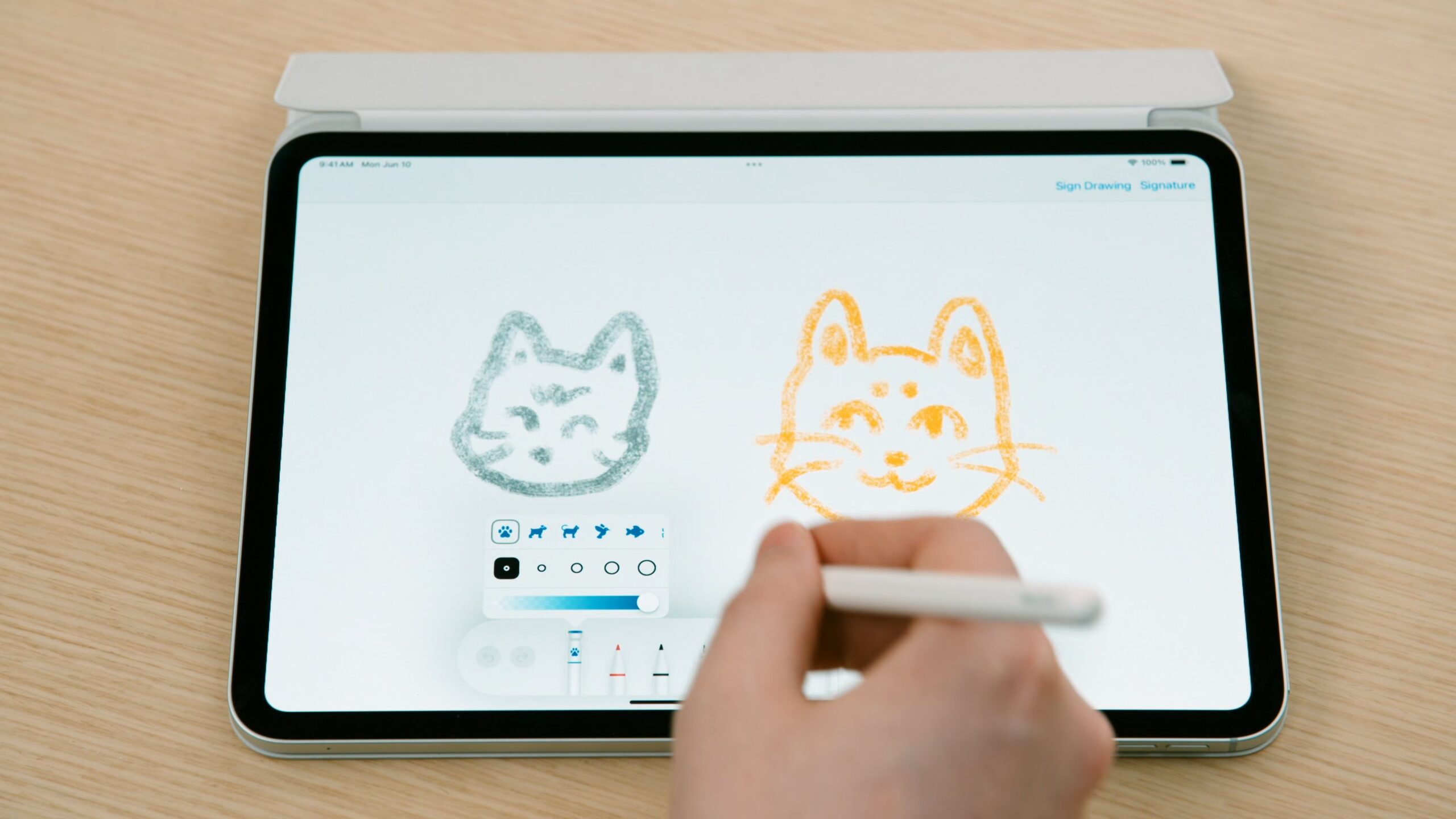 iPadOS 18 permite a las aplicaciones ofrecer herramientas de dibujo personalizadas para Apple Pencil – Novedades para artistas y diseñadores