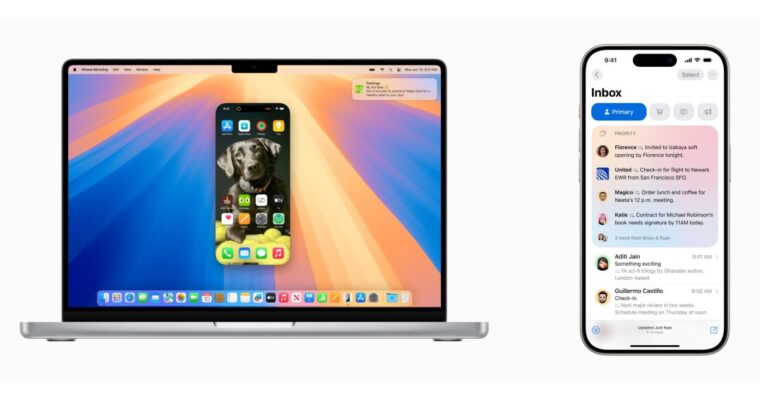 Apple Intelligence, iPhone Mirroring to Mac, and SharePlay Screen Sharing no estarán disponibles en la UE en el lanzamiento – Título SEO en Español: Limitaciones en la UE para Apple Intelligence, iPhone Mirroring y SharePlay Screen Sharing