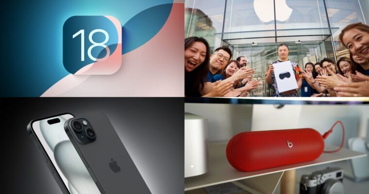 Titulares destacados: iOS 18 Beta 2, Lanzamiento Internacional de Apple Vision Pro, Nuevo Altavoz Beats y Más