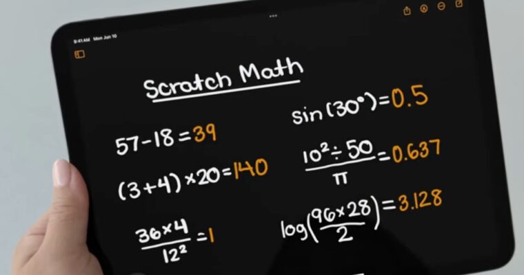 Orígenes de Math Notes en iPadOS: Apple habla sobre esta innovadora función