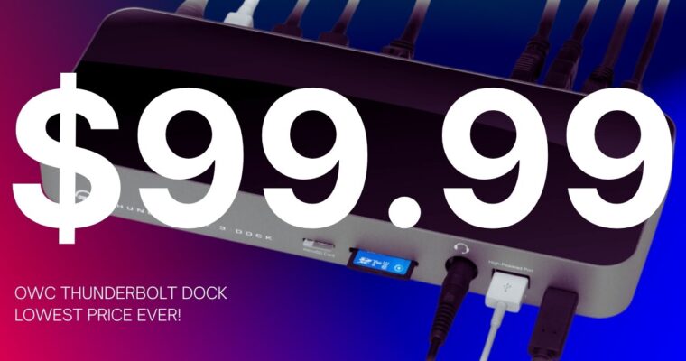 Consigue el Dock Thunderbolt de 14 puertos de OWC por solo $99 – Oferta imperdible