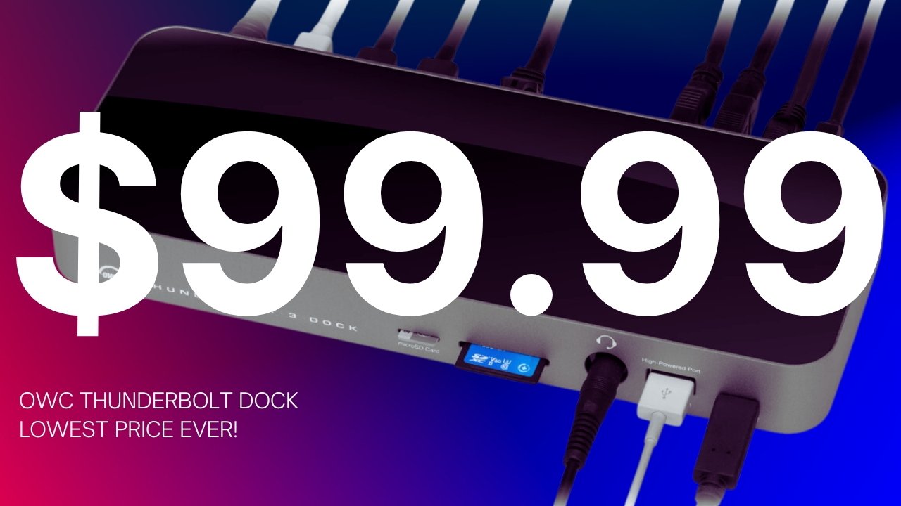 Consigue el Dock Thunderbolt de 14 puertos de OWC por solo $99 – Oferta imperdible