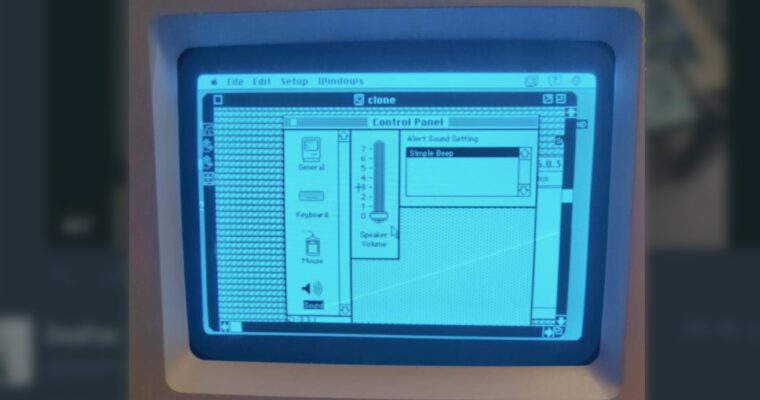Ingeniero construye un clon funcional del clásico Mac Plus de Apple
