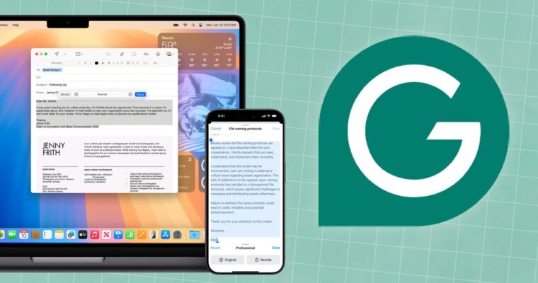 Inteligencia de Apple vs Grammarly: Rendimiento, costos y comparativa