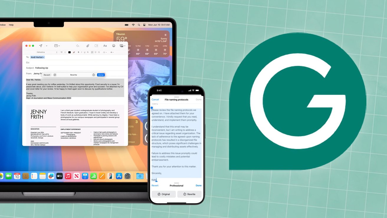 Inteligencia de Apple vs Grammarly: Rendimiento, costos y comparativa