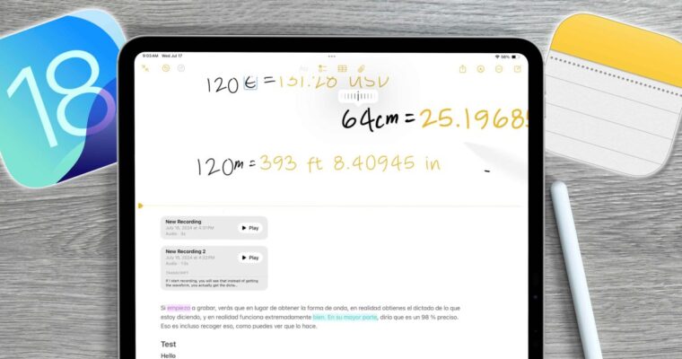 Aquí están las mejores nuevas características de Notas para iOS y iPadOS 18 [Video] – Reseña actualizada