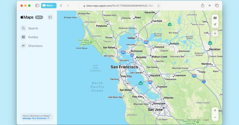 Apple Maps en la Web ahora es compatible con el navegador Firefox