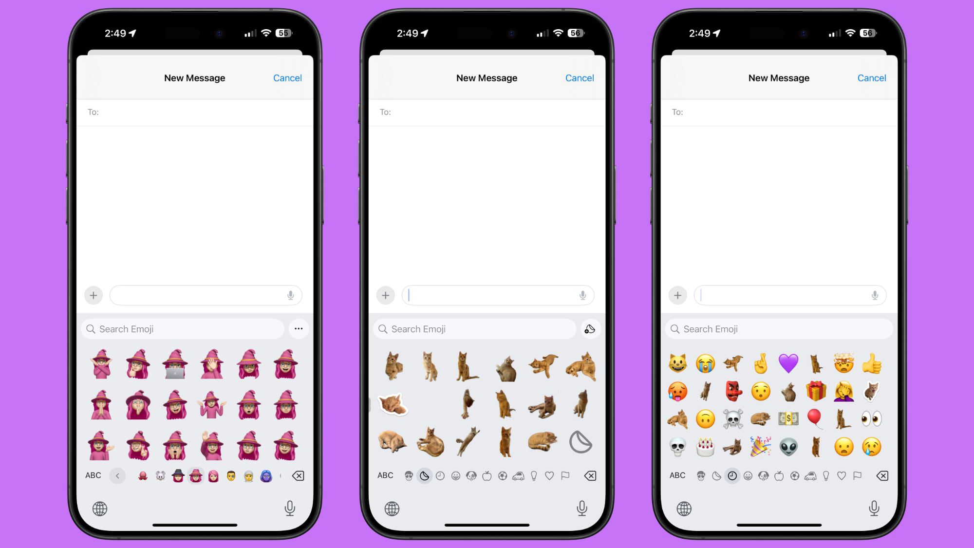 Revisión del iOS 18 Beta 3 revierte los cambios en los emojis