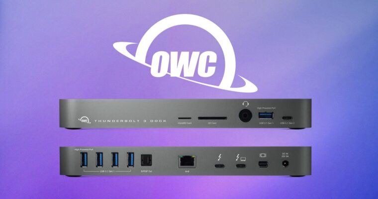 El dock Thunderbolt de 14 puertos de OWC para Mac alcanza un precio récord de $99.99 ($180 de descuento) – ¡Oferta imperdible!