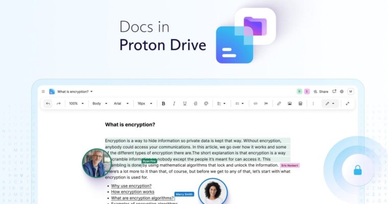 Proton lanza una alternativa encriptada de extremo a extremo a Google Docs: ¡Descúbrelo ahora!