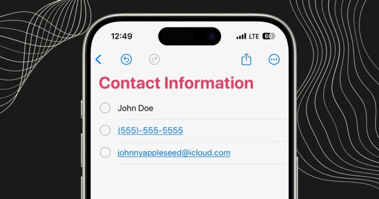 Cómo crear widgets para contactos personales y de emergencia en iOS