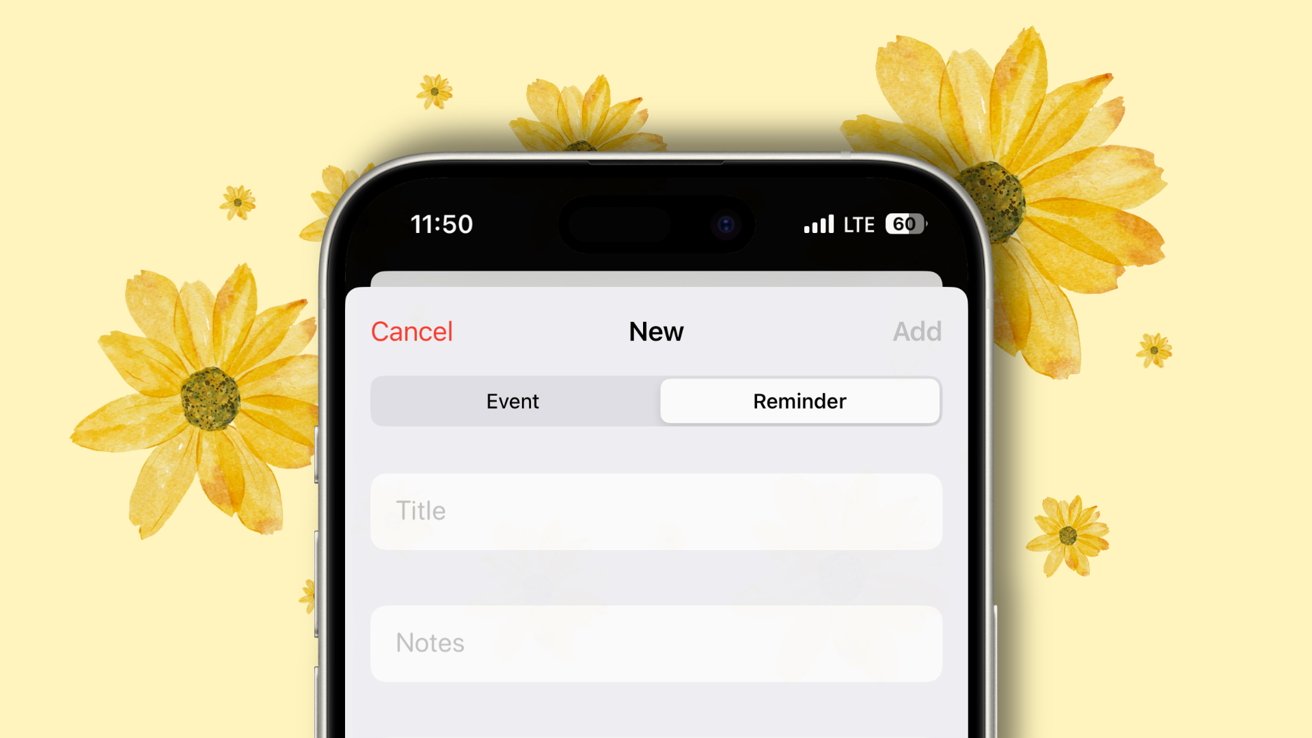 Cómo crear recordatorios en el Calendario en iOS 18