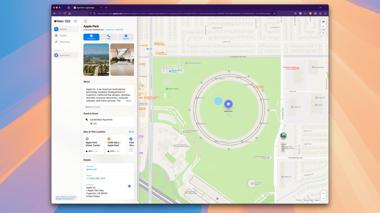 Soporte de Apple Maps extendido a Edge para Mac y Firefox