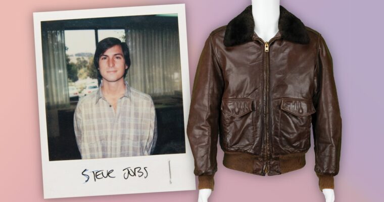 Subasta de objetos de colección incluye la chaqueta bomber de Steve Jobs