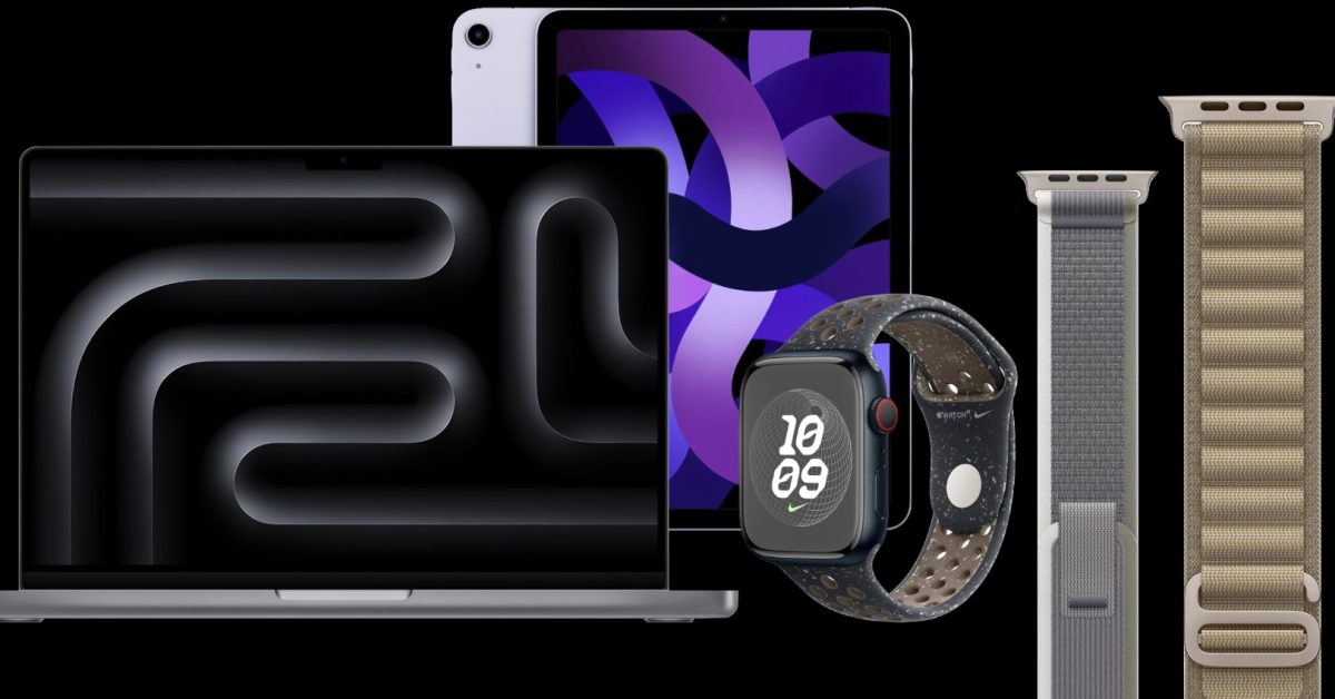 Nuevas bandas oficiales de Apple Watch, iPad Air y más en 9to5Mac: M3 MacBook Pro