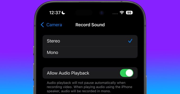 iOS 18 agrega ajuste de cámara para permitir reproducción de audio al grabar video
Nuevo ajuste en iOS 18 permite reproducción de audio al grabar video