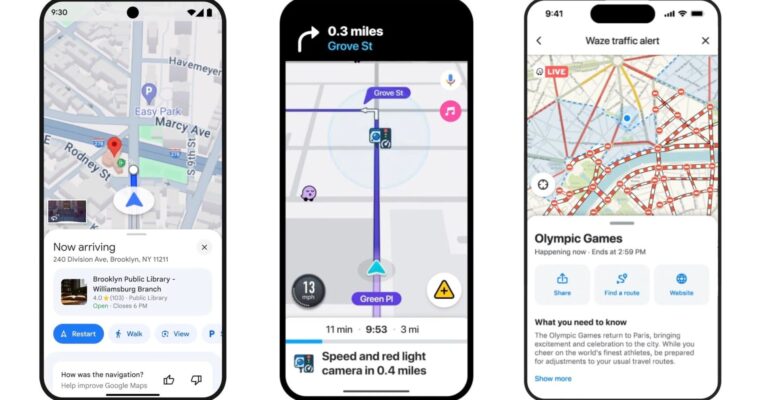 Actualización de Google Maps y Waze con nuevas funciones para iPhone y CarPlay: ¡Descubre las novedades!