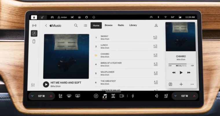 Apple Music con Audio Espacial ya Disponible en Vehículos Rivian