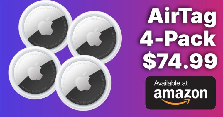 La oferta de Amazon de Apple AirTag 4-Pack por $74.99 vuelve en septiembre – ¡Ahorra en grande!