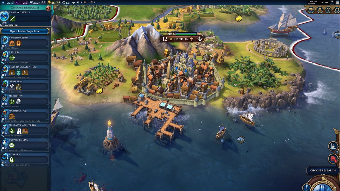 Civilization VI se acelera gracias a la actualización para Apple Silicon