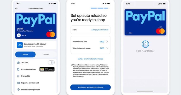 Tarjeta de débito de PayPal ahora es compatible con Apple Wallet con hasta un 5% de reembolso en efectivo