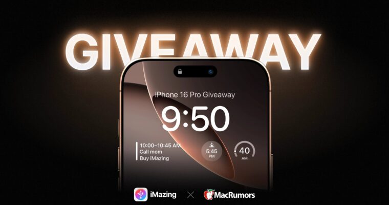 Sorteo de MacRumors: Gana un iPhone 16 Pro de iMazing – ¡Participa ahora!