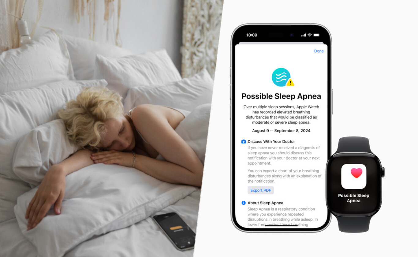 La detección de apnea del sueño en el Apple Watch ahora está disponible en Canadá tras la aprobación.